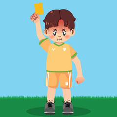 Happy Kids Playing Soccer Outdoors