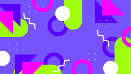 Vibrant abstract geometric design in bright colors for modern branding, website backgrounds, or digital art prints for a contemporary aesthetic.