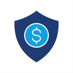 Protection Flat Blue Icon