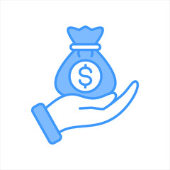 Investment Blue Icon