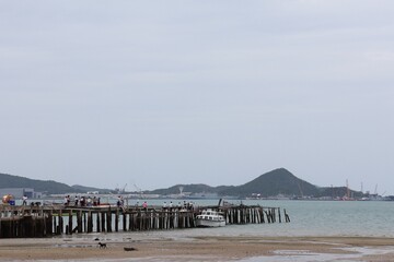 beach in the morning