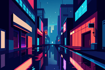 night city street