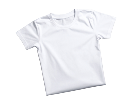  White T-Shirt Draped Over Dark Rock Surface at Diagonal Angle, Styled Mockup with Copy Space