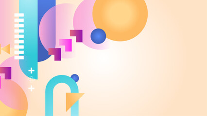 Abstract pastel shapes and geometric designs ideal for contemporary art, web backgrounds, graphics, print products, branding materials, and digital projects.