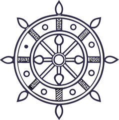 compass rose vector illustration