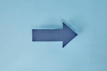 Paper Cutout Arrow