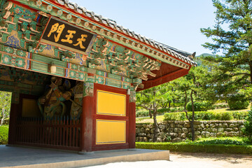 Buddhist temple entrance