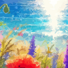 Various oil paintings, flowers, waterfalls, landscapes, flying birds, lakes, roses, peonies, chrysanthemums, swans, lotus leaves, lotus flowers