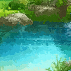 Various oil paintings, flowers, waterfalls, landscapes, flying birds, lakes, roses, peonies, chrysanthemums, swans, lotus leaves, lotus flowers