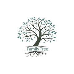 Obraz premium Family tree logo