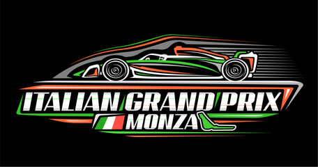 Vector logo for Italian Grand Prix