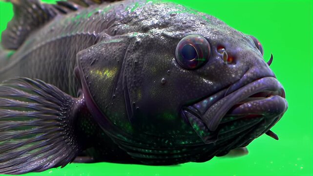Lingcod Close-Up: A Deep Sea Predator Portrait