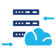Fototapeta premium Cloud Storage Icon