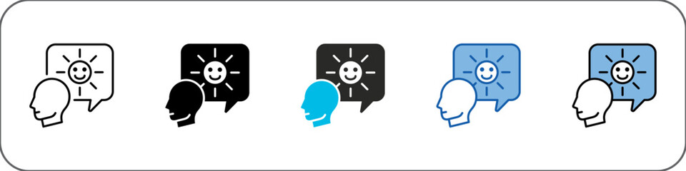 Optimism Icon Pack Multistyle Illustration