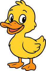Duck animal illustration PNG Design