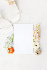 Wedding Suite Invitation Card Blank