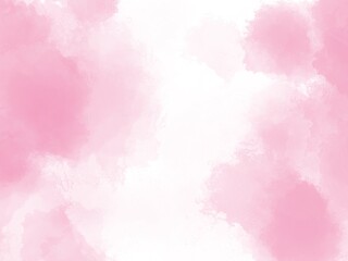 Water color, pink and white background, suitable for use as a background in weddings and other...