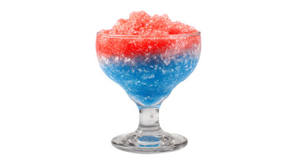 Colorful Virgin Cocktail Drink in Glass – Clean Isolated Photo