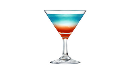 Tropical Rainbow Mocktail Drink with Colorful Layers