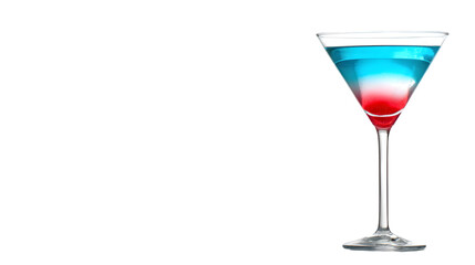 Tropical Rainbow Mocktail Drink with Colorful Layers