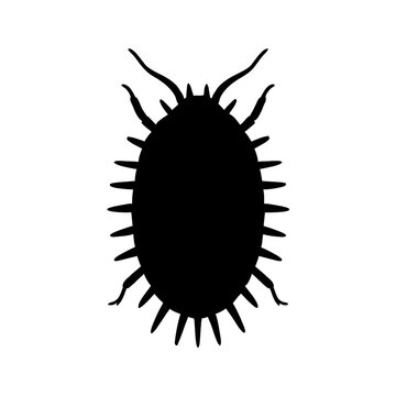 Mealybug illustration vector silhouette