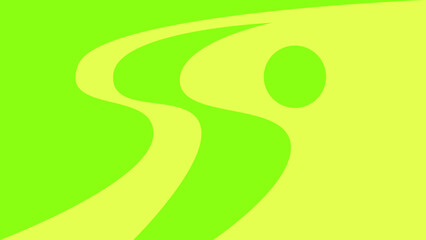 Structured Chaos in Multicolor Abstract Design