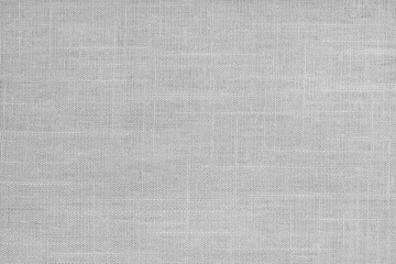 Light grey linen fabric texture background, seamless pattern of natural textile.