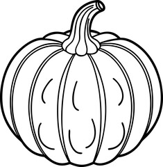 pumpkin on white background