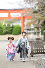 七五三　ポートレート