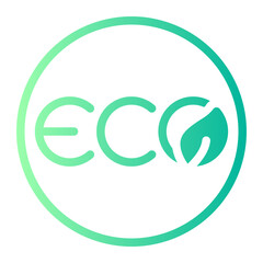 eco gradient icon