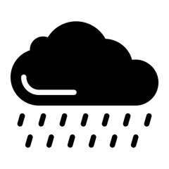 rain glyph icon