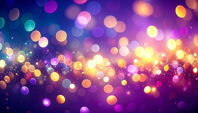 Abstract Bokeh Lights Festive Celebration Colorful Background Design Festive Celebration