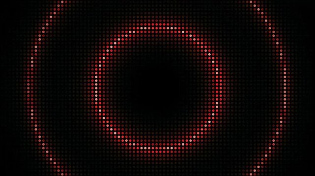 Abstract Half tone circle background animation . Round dotted frame, circles pattern border and abstract halftone background animation .circle dots background .