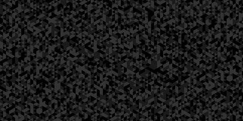Fototapeta premium Abstract black and gray geometric wall tile and metal cube background triangle wallpaper. Seamless geometric pattern low polygon backdrop background. Gray diamond overlap polygonal background.
