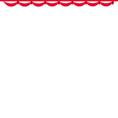 Fototapeta premium Indonesia Flag Curtain Header