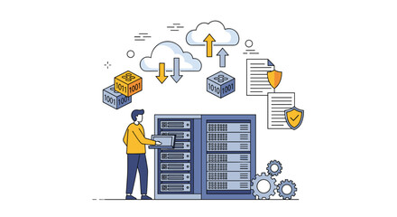 Cloud computing infrastructure deployment and management for business operations and digital transformation initiatives