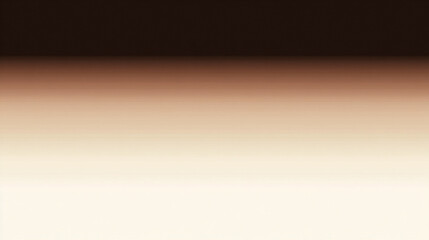 Fototapeta premium Elegant Mink Brown and Vanilla Ice gradient background with a smooth horizontal transition, blending warm earthy brown tones into soft pastel white. Minimalist and contemporary color scheme ideal for 