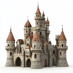 Fototapeta premium Intricate Fairytale Castle