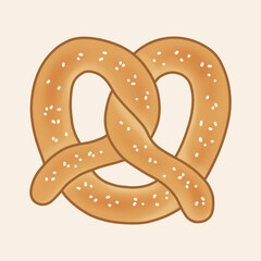 Pretzel Vector Illustration