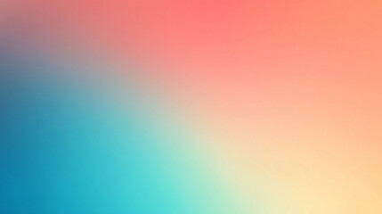 Soft gradient background with Muted Aqua and Tangerine Dream colors blending seamlessly, creating a smooth, modern, and warm abstract backdrop. Perfect for digital design, presentations, social media,