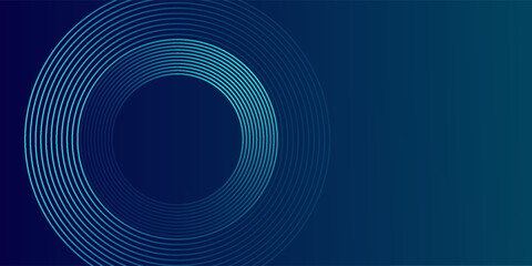 Circles Lines round frame, dynamic vector AI Technology science music concept lines.