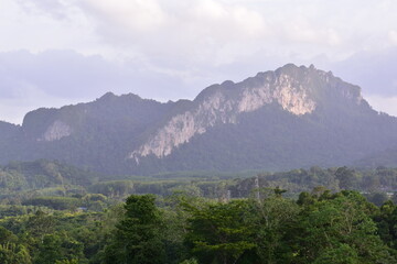 Eerie Atmosphere: Dark Storm Clouds Gathering, Ratchaprapha Dam, Ratchaprapha Dam Sunset