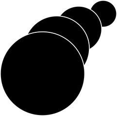 Circle line curve with blending design. Concept of technology, digital