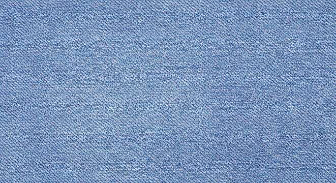 Blue denim fabric with a visible diagonal weave pattern creating a classic and versatile textile texture - Powered by Adobe