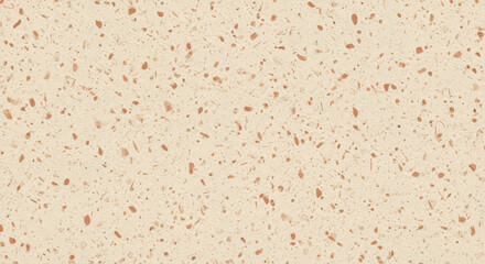Beige light cream speckled surface with irregular orange and brown flecks creating a natural stone or composite material texture