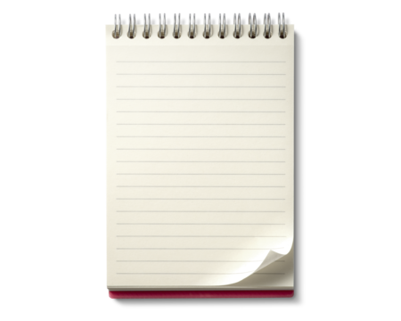 小さなリングメモノート