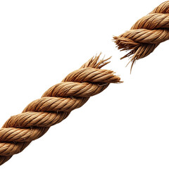 palm fiber rope isolated on transparent background PNG, natural coir texture, rustic organic cordage, handmade coconut fiber strand, eco-friendly sustainable material with detailed fibers