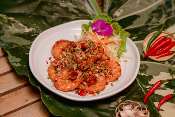 A delicious looking Thai food menu