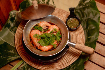 A delicious looking Thai food menu