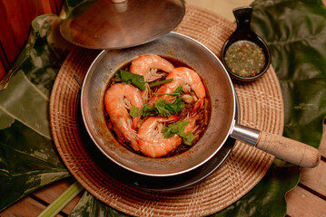 A delicious looking Thai food menu